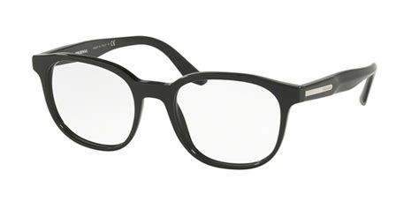 Prada PR 04UV 1AB1O1 Eyeglasses in Black 